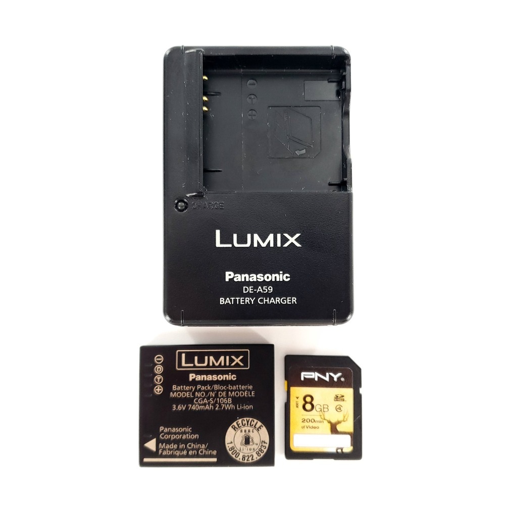 Panasonic LUMIX DMC-F2 10.1 MP Digital Camera Black w/ Battery, Charger, SD Card - Picture 10 of 15